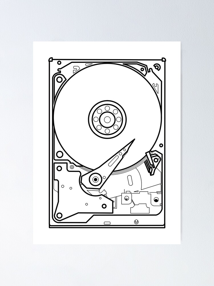 Sketch of the hard disc Stock Photos and Images  agefotostock