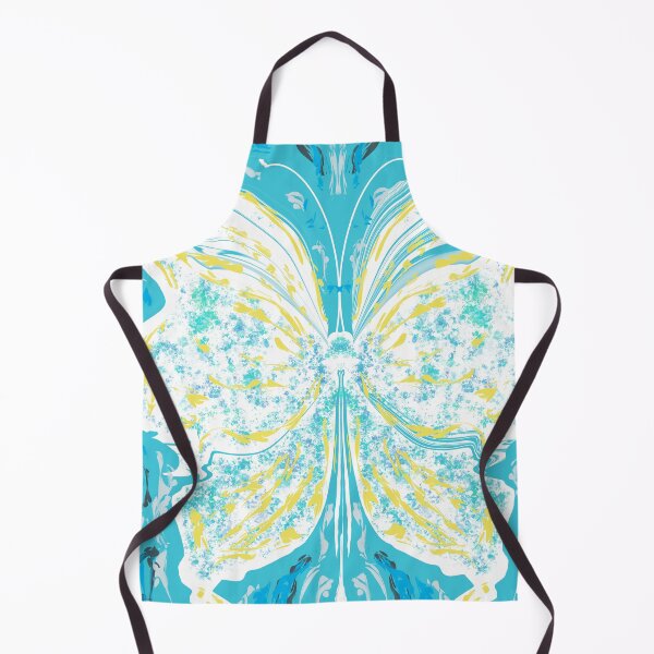 Item preview, Turquoise and lemon fantasy butterfly designed and sold by Diane Hunter Art.