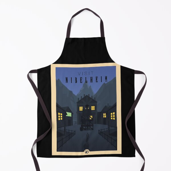 Item preview, Visit Nibelheim - Minimalist Travel Style - Video Game Art designed and sold by PopCultArcade.