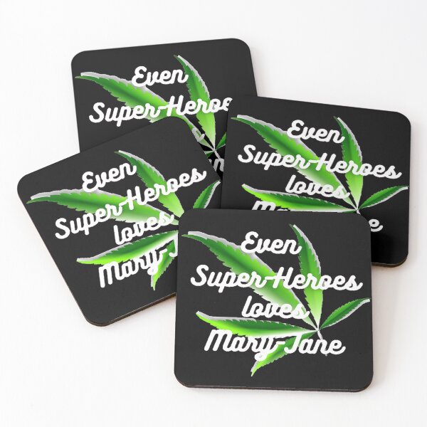 Item preview, Weed Lover Even Super Heroes loves Mary-Jane designed and sold by Hypnotees.