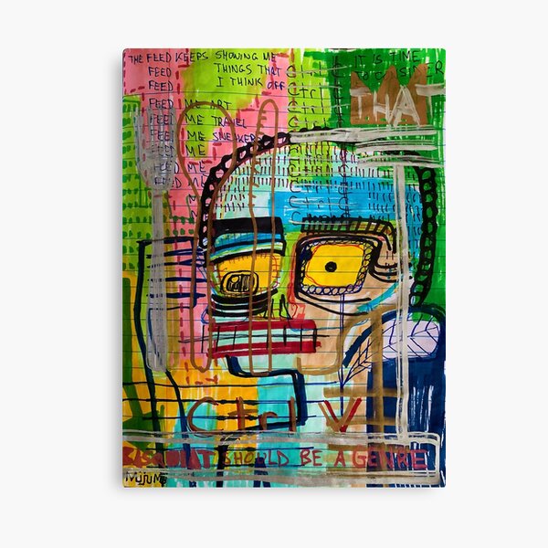 The Feed Canvas Print