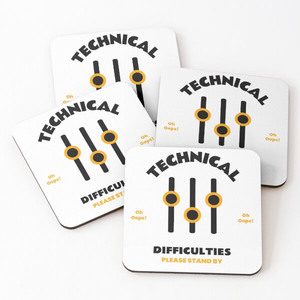 Item preview, Technical Difficulties Please Stand By (Yellow) designed and sold by DanLopesMerch.