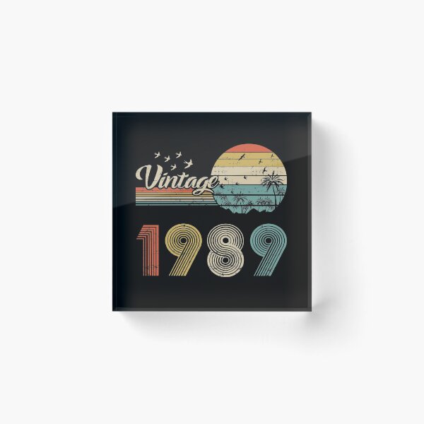 Item preview, Vintage 1989, Born in 1989 Birthday Retro Design,32nd Birthday Gift, 32 Years Old designed and sold by MN-Shop0123.