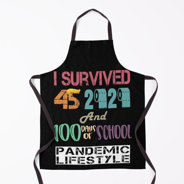 Item preview, Pandemic Lifestyle: I Survived 45 2020 100th Day Of School Pandemic Lifestyle Retro designed and sold by ShirtzTonight.