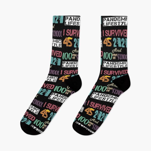 Item preview, Pandemic Lifestyle: I Survived 45 2020 100th Day Of School Pandemic Lifestyle Retro designed and sold by ShirtzTonight.