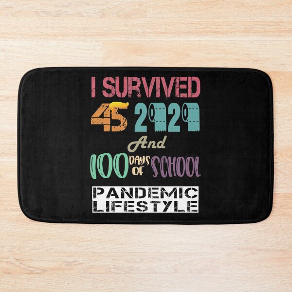 Item preview, Pandemic Lifestyle: I Survived 45 2020 100th Day Of School Pandemic Lifestyle Retro designed and sold by ShirtzTonight.