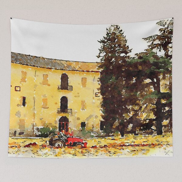 Item preview, Hortus Conclusus: red tractor designed and sold by Giuseppe Cocco.