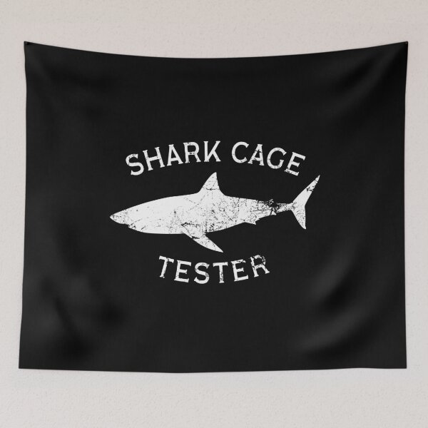 Item preview, Funny Leg Amputee Shark Cage Tester Joke designed and sold by juvajay.
