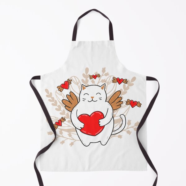 Item preview, Cute cat with a heart designed and sold by Drozdova.