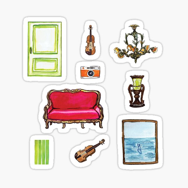BTS V Room BE Concept Photo Sticker