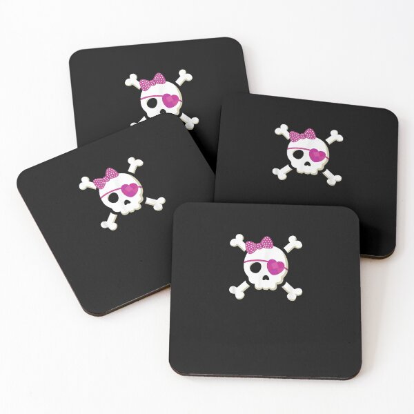 Item preview, Pirate Girl Skull Heart T Shirt Toddler  designed and sold by PrintexDesigns.