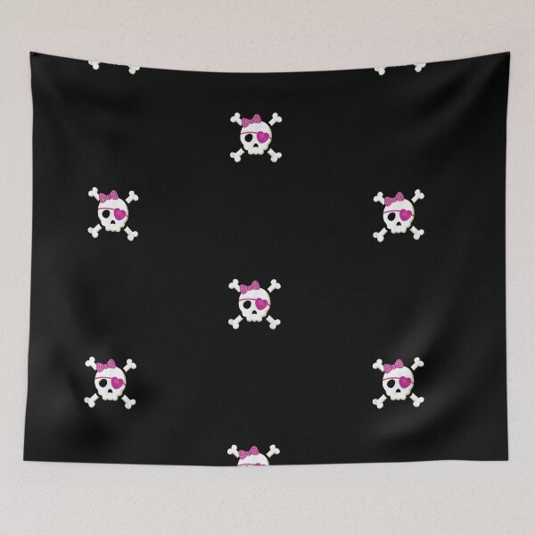 Item preview, Pirate Girl Skull Heart T Shirt Toddler  designed and sold by PrintexDesigns.