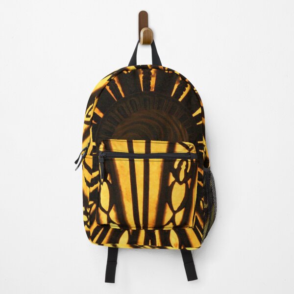 Item preview, Resplandor solar radial amarillo y negro designed and sold by Hena Tayeb.