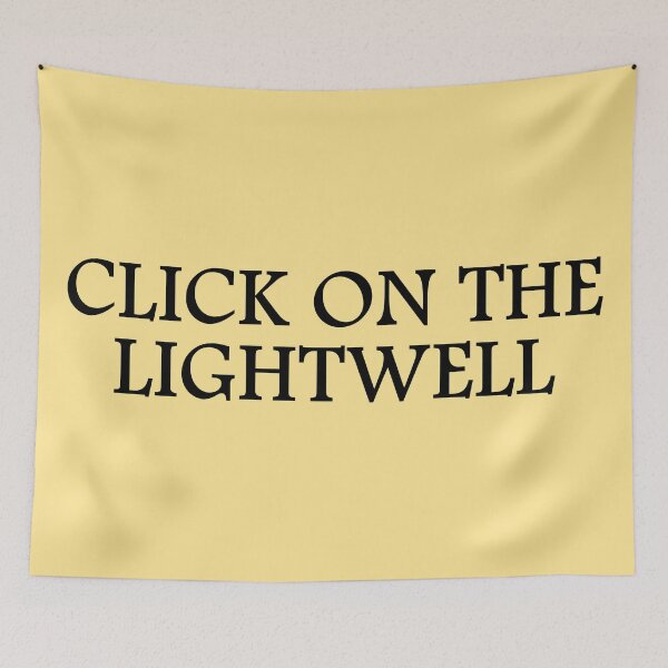 Item preview, Click On The Lightwell - Calligraphy Design designed and sold by Urban-Lettering.
