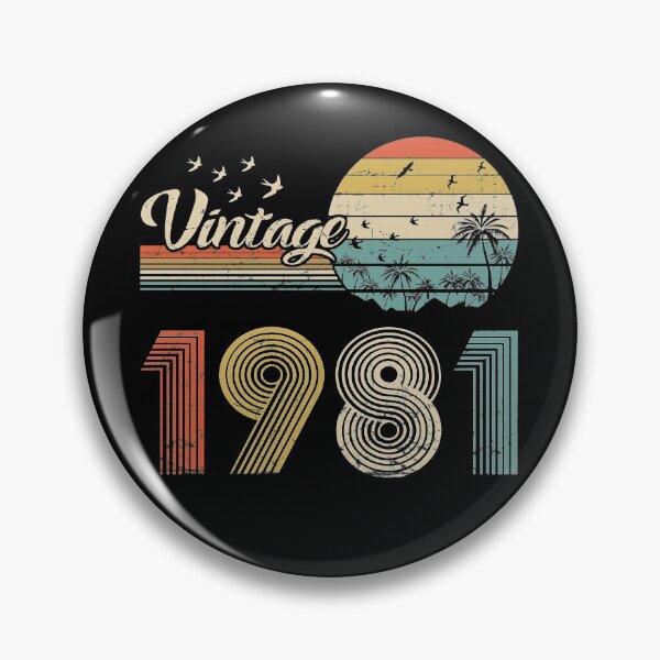 Item preview, Vintage 1981, Born in 1981 Birthday Retro Design,40th Birthday Gift, 40 Years Old designed and sold by MN-Shop0123.