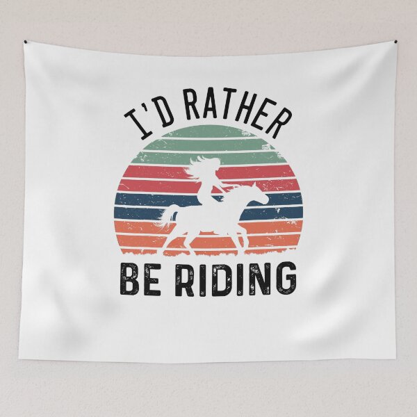Item preview, Womens Horse Id Rather Be Riding - Funny Best Gift Ideas For Girl Mothers Day Horse Lovers designed and sold by NDTStore.