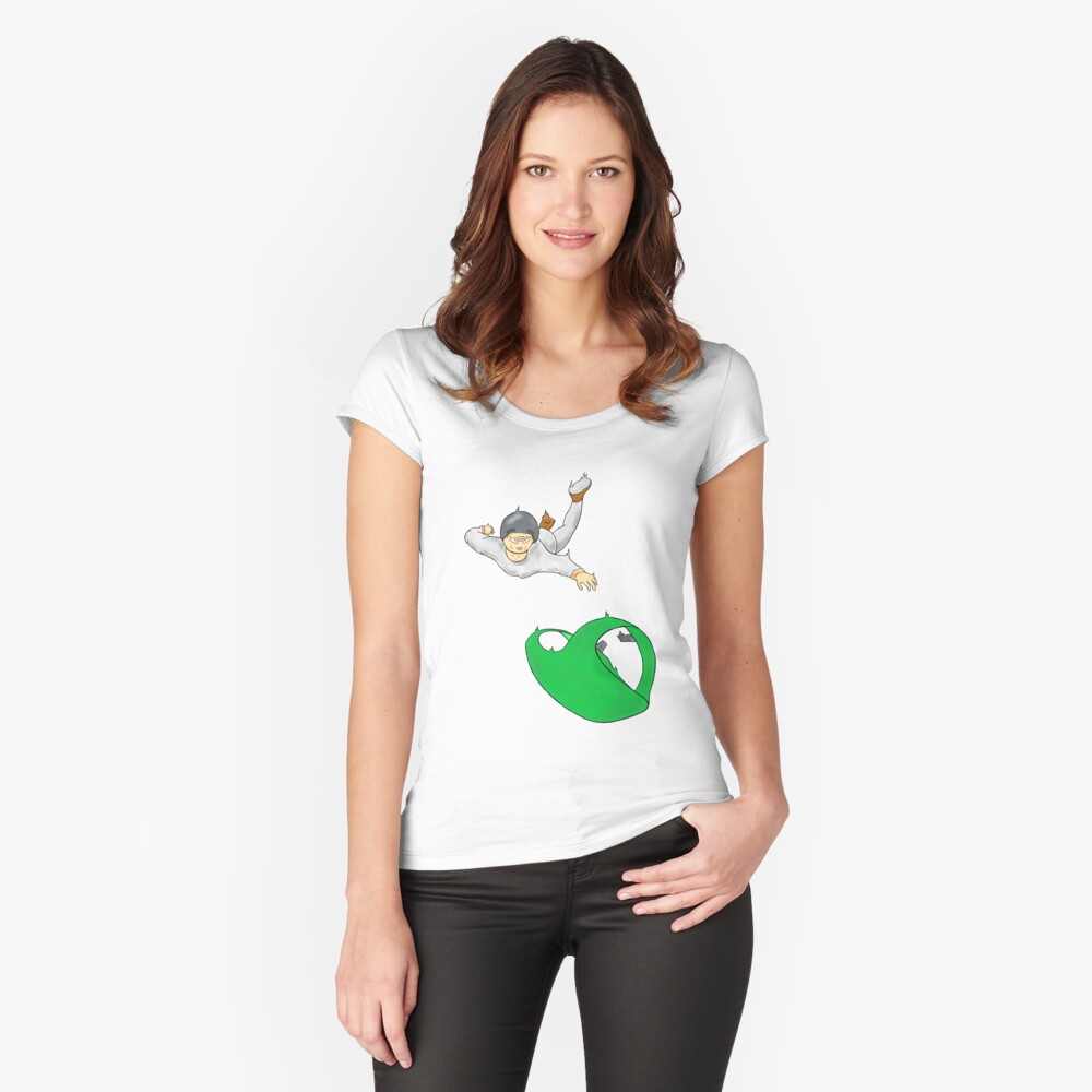 Item preview, Fitted Scoop T-Shirt designed and sold by bydood.