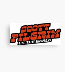 Scottpilgrim vs the world logo Canvas Print