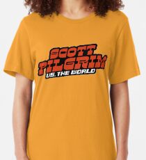 Scottpilgrim vs the world logo Slim Fit T-Shirt