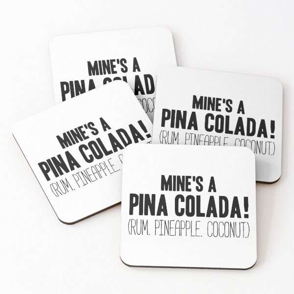 Item preview, Pina Colada Cocktail Design designed and sold by TreacleMustard.