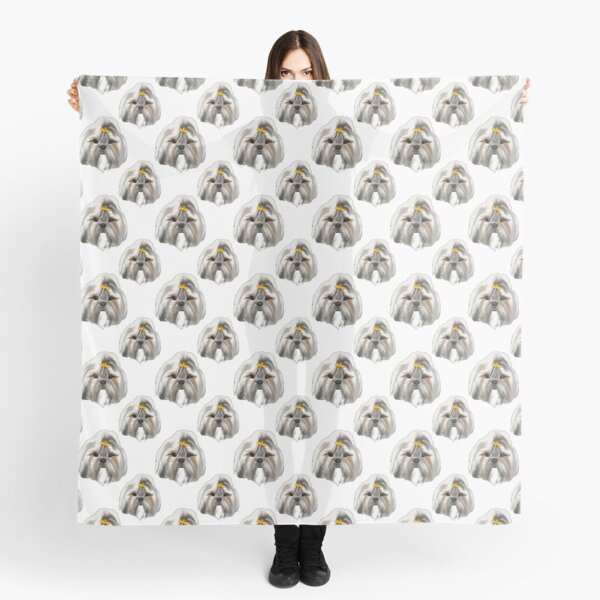Lottie White Blanket Scarf