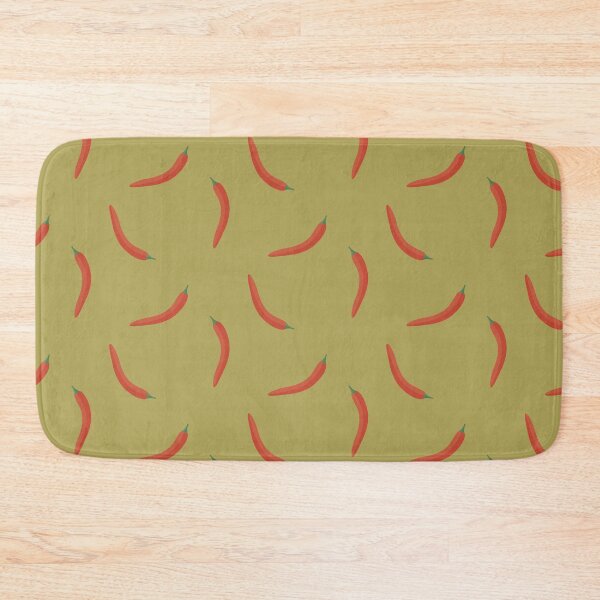 Item preview, Chili peppers on green designed and sold by reneesillus.
