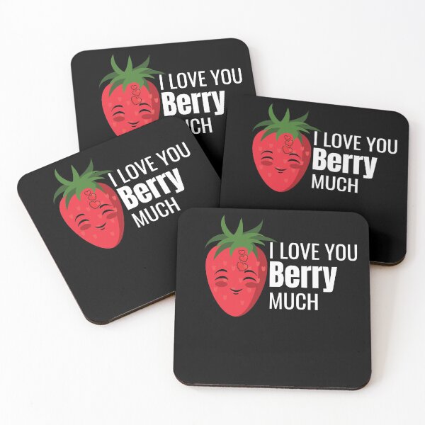 Item preview, I love you BERRY much- Cute BERRY fruit. designed and sold by MyTrendStore.