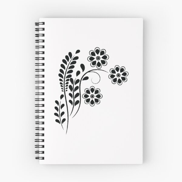 Item preview, Black Flower Patterns designed and sold by artisky.