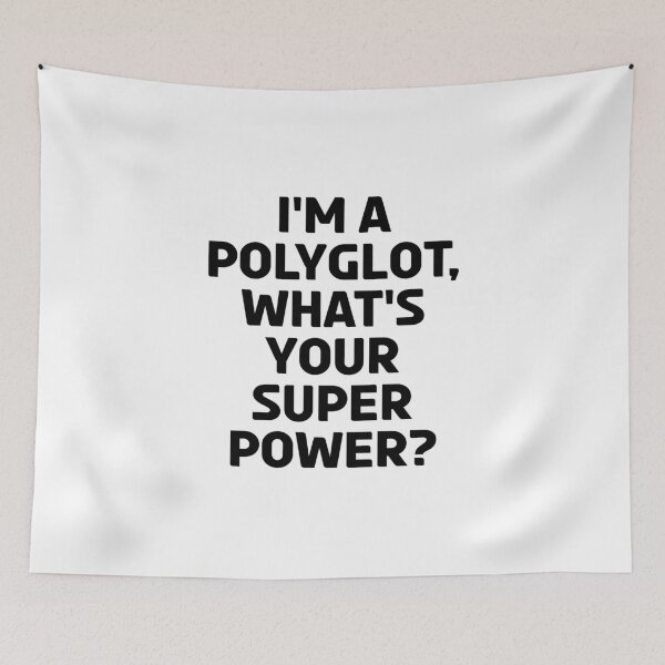 Item preview, Soy políglota, ¿cuál es tu superpoder? designed and sold by koopshop.