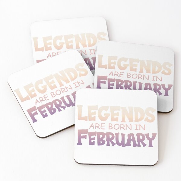 Item preview, Legends Are Born In February designed and sold by DesignDS.