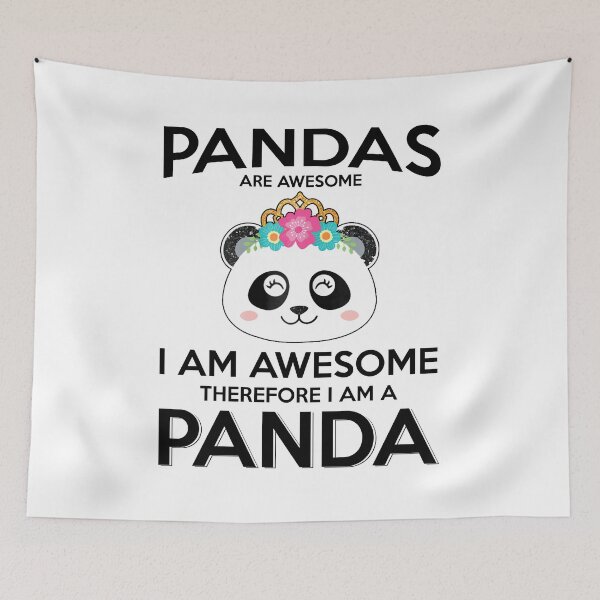 Item preview, Panda Pandas Are Awesome Panda Bear - Funny Best Gift Ideas For Girls Mothers Day Birthday designed and sold by NDTStore.