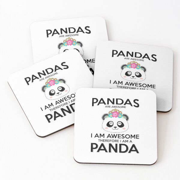 Item preview, Panda Pandas Are Awesome Panda Bear - Funny Best Gift Ideas For Girls Mothers Day Birthday designed and sold by NDTStore.