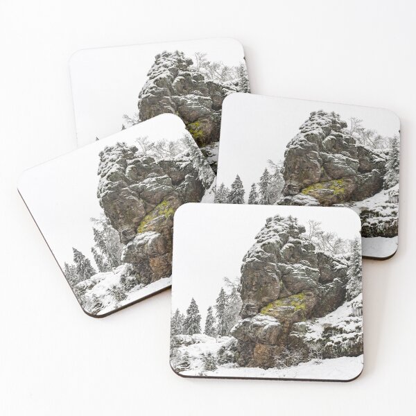 Item preview, Bruchhauser stones in the Sauerland in winter designed and sold by reisefoto.