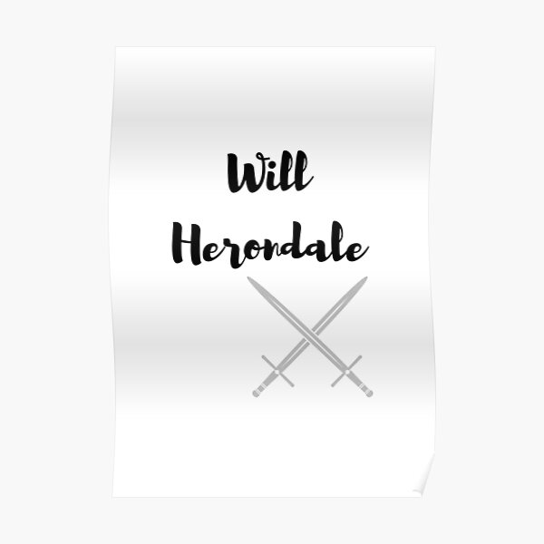 Will Herondale aesthetic shadowhunters Poster