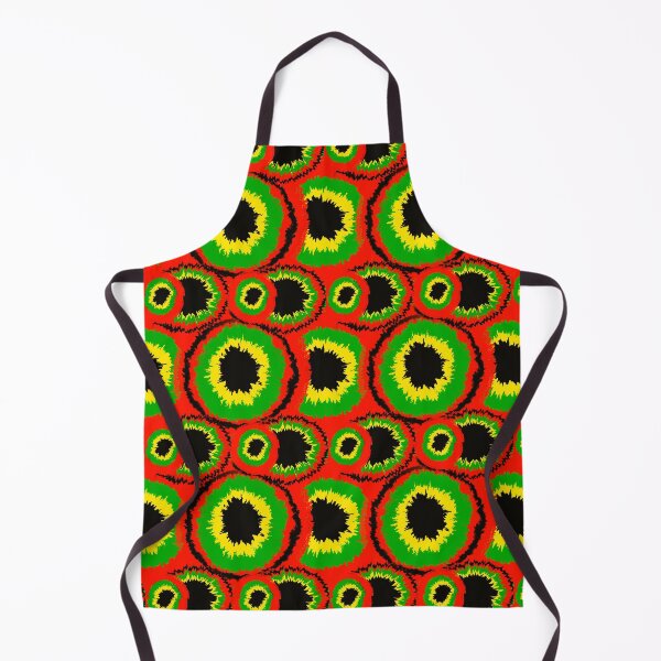 Item preview, Rasta tie dye - Retro 60s and 70s watercolor watercolour holographic  pattern black background  designed and sold by Artonmytee.