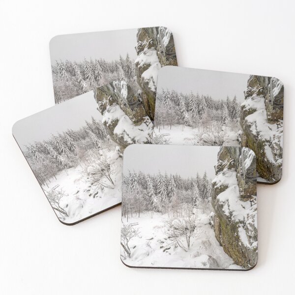 Item preview, Snow-covered Bruchhauser stones in the Sauerland designed and sold by reisefoto.