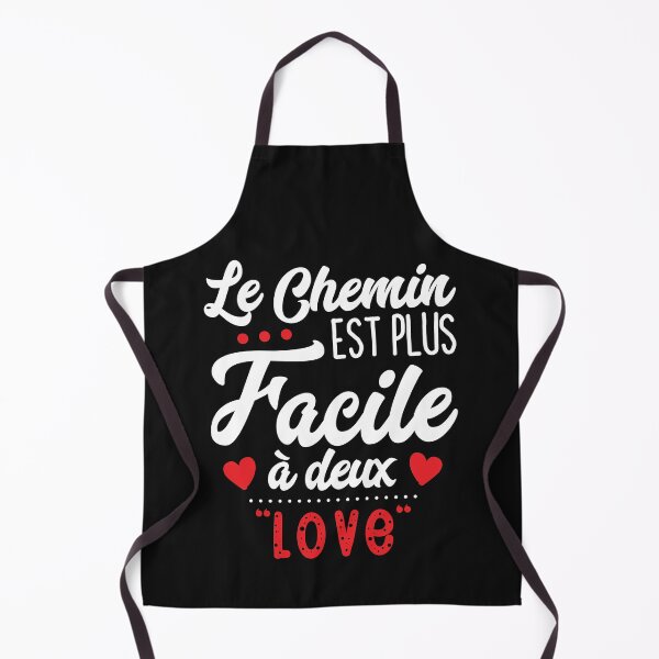 Aperçu de l'œuvre t shirt couple - le chemin est plus facile à deux "love" - cadeau - anniversaire créée et vendue par ali998.