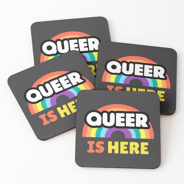 Item preview, Queer Is Here Lgbtq designed and sold by SportyDogShop.