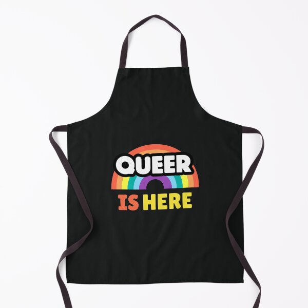 Item preview, Queer Is Here Lgbtq designed and sold by SportyDogShop.