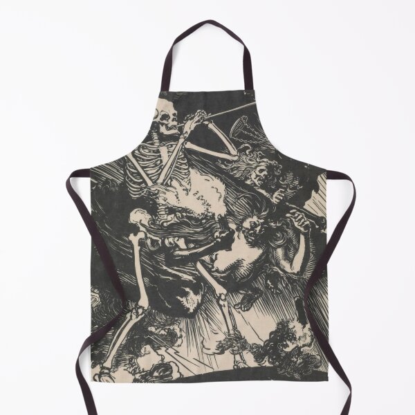Item preview, Death and Passions Descend upon the World by Auguste Lepère designed and sold by IndieArtDream.
