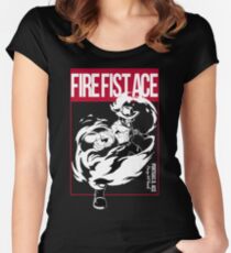 THIS IS MANGA - FIRE FIST ACE Women's Fitted Scoop T-Shirt