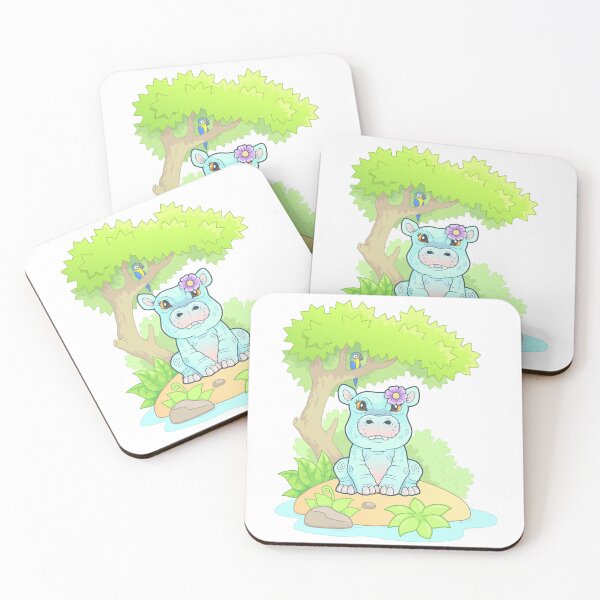 Item preview, little cute hippo designed and sold by YMFargon.