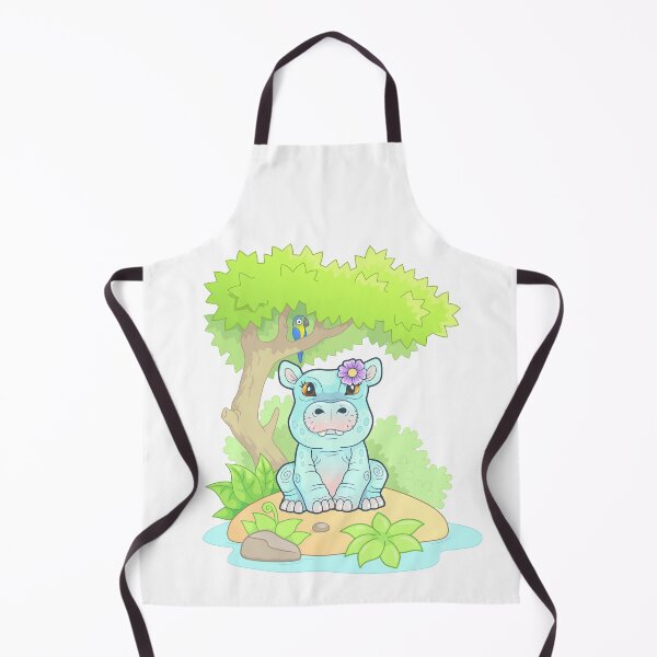Item preview, little cute hippo designed and sold by YMFargon.
