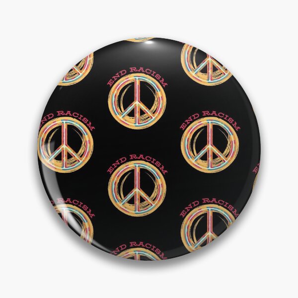 Item preview, End Racism Peace Sign Love designed and sold by DavinciStore21.