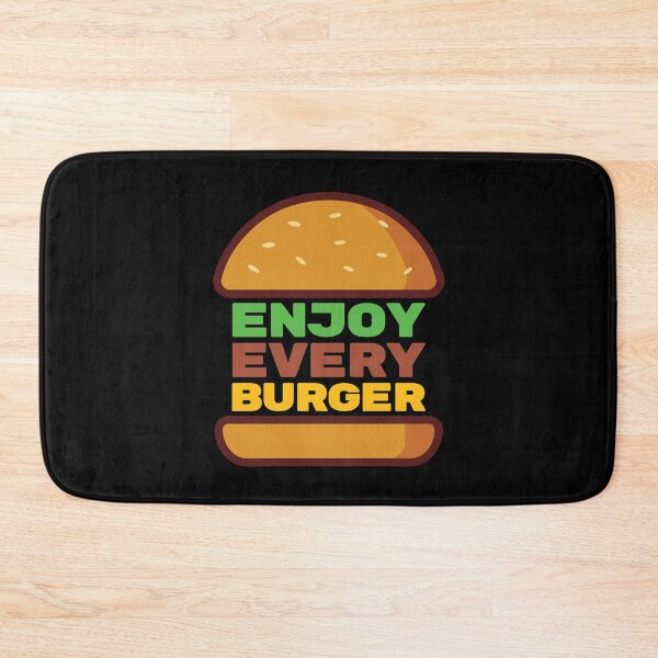 Item preview, Enjoy Every Burger Text designed and sold by OldDannyBrown.