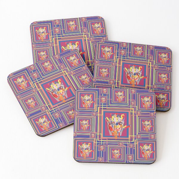 Item preview, geometric abstraction face decorative designed and sold by vladislava antsiferova.
