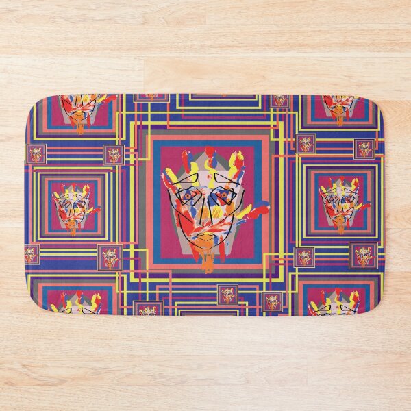 Item preview, geometric abstraction face decorative designed and sold by vladislava antsiferova.