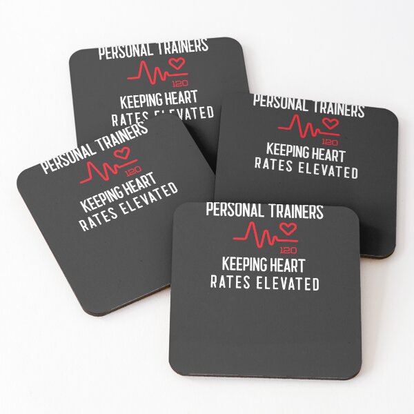 Item preview, Personal Trainers Keeping Heart Rates Elevated - Funny Fitness Coach Trainer Gift designed and sold by EricJP.