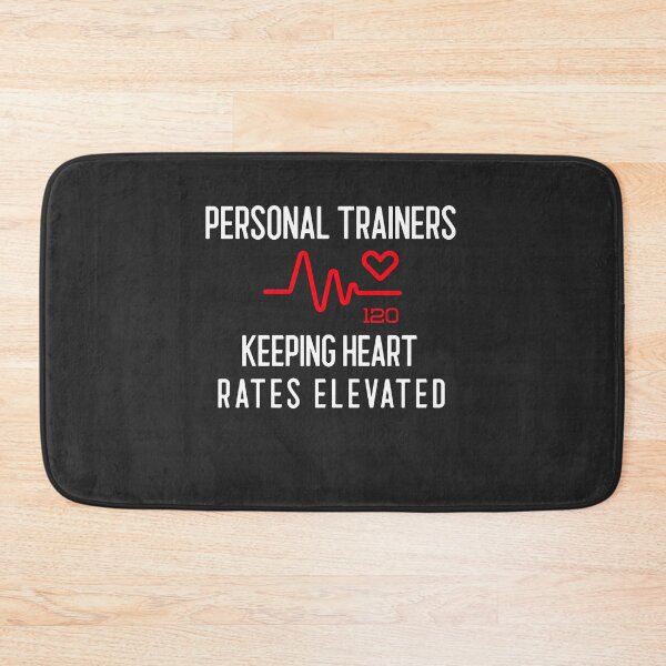Item preview, Personal Trainers Keeping Heart Rates Elevated - Funny Fitness Coach Trainer Gift designed and sold by EricJP.