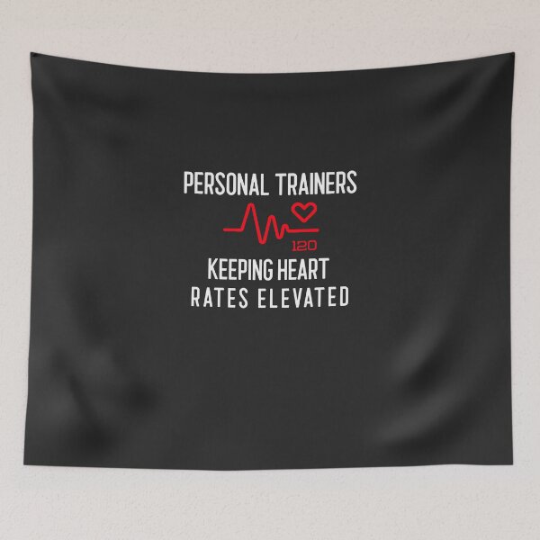 Item preview, Personal Trainers Keeping Heart Rates Elevated - Funny Fitness Coach Trainer Gift designed and sold by EricJP.